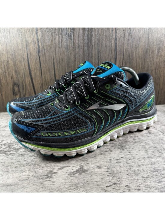 Brooks Glycerin 12 Black and Blue Sneakers Running Shoes Men’s 11 - 1101671D034 main image 7
